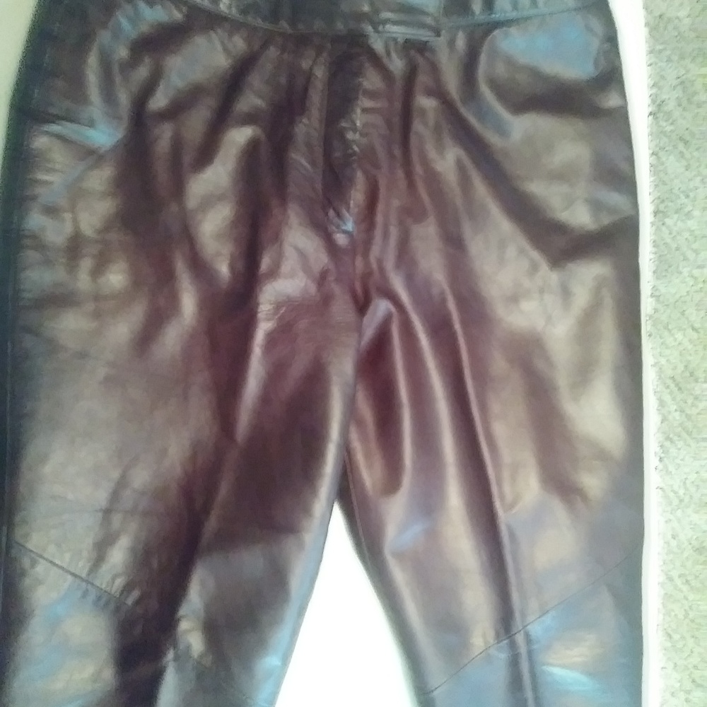 100% Leather Pants